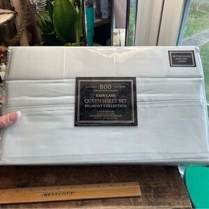 Belmont pale green 800 count Egyptian cotton blend 6 piece Queen sheet set new